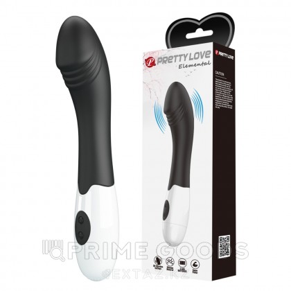 Вибратор Elemental (19 см) черный от sex shop primegoods фото 2