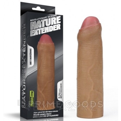 Насадка для увеличения пениса - 17,5 см. (Супер реалистичная) от sex shop primegoods фото 4