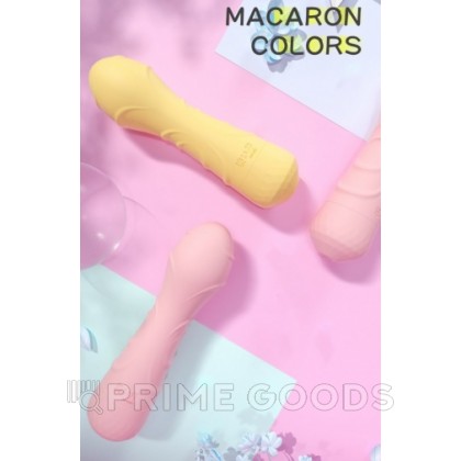 Минивибратор DryWell Barbie, жёлтый от sex shop primegoods фото 6