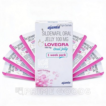 Возбуждающее желе для женщин Lovegra от sex shop primegoods