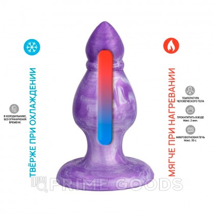 Анальная пробка Fantasy line Queen от Silexd фиолетовая от sex shop primegoods фото 4