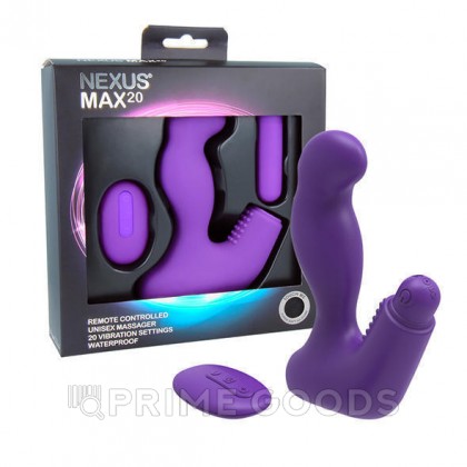 Вибро-массажер простаты NEXUS MAX 20 фиолетовый от sex shop primegoods