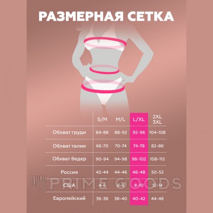 Базовый комплект из бюстгалтера, стрингов и пояса для чулок Base, S/M от sex shop primegoods фото 15