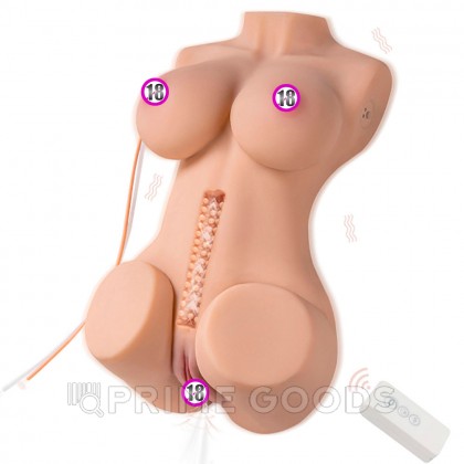 Сексуальное женское тело с двойным входом для мастурбации Wendy от sex shop primegoods фото 3