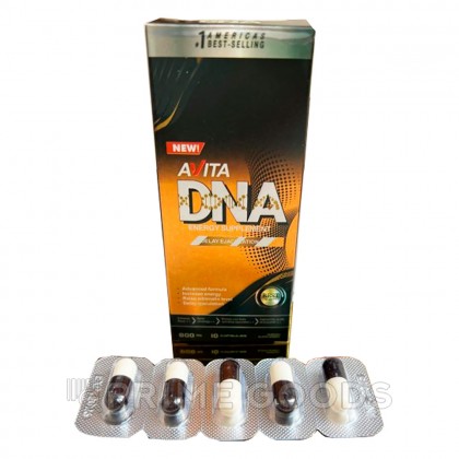 Мужской возбудитель AVITA DNA, 10 капсул от sex shop primegoods фото 4