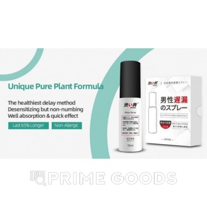 Спрей карманный для продления DryWell - натуральная формула, 15 мл. от sex shop primegoods фото 4