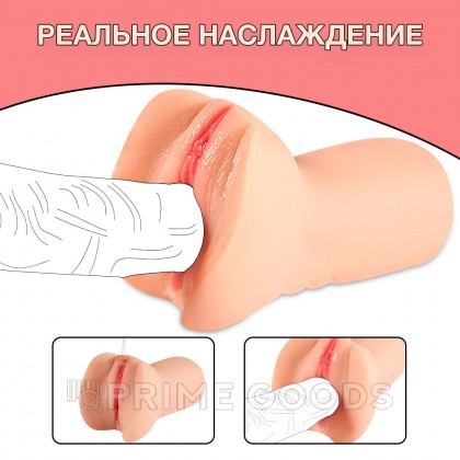 Реалистичный мастурбатор в виде вагины и половых губ Pamela от sex shop primegoods фото 5