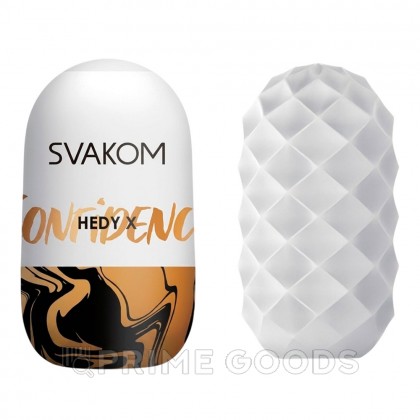 Мастурбатор Hedy X Confidence от SVAKOM, 9 см от sex shop primegoods