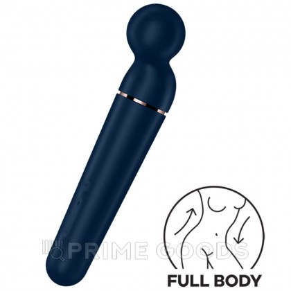 Универсальный вибромассажер Satisfyer Planet Wand-er синий от sex shop primegoods