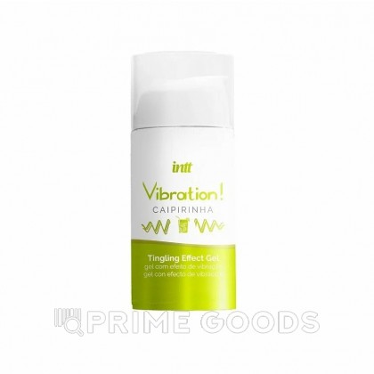 Возбуждающий гель с эффектом вибрации Vibration! CAIPIRINHA (коктейль кайпиринья) от INTT 15 мл от sex shop primegoods