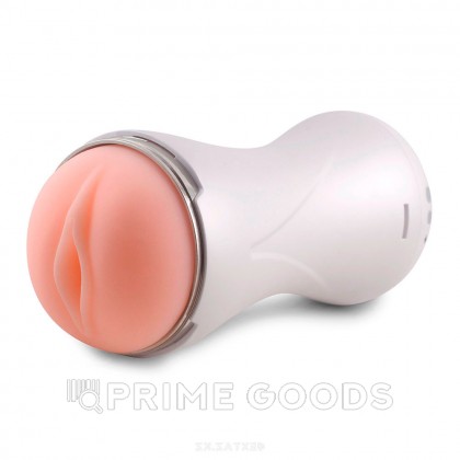 Реалистичный мастурбатор в тубе Happy Cup со стонами и вибрацией от sex shop primegoods