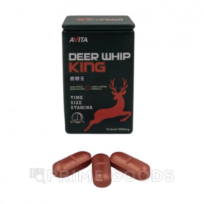 Возбуждющее средство для мужчин Deer Whip King (10 капсул) от sex shop primegoods