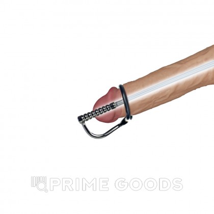 Уретральный буж-катетер с кольцом от sex shop primegoods фото 2