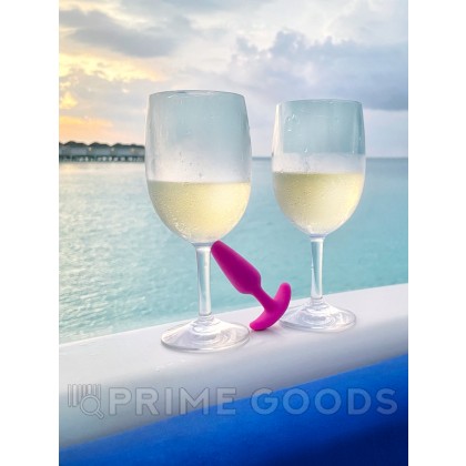 Gvibe Gplug XS Raspberry самая маленькая управляемая вибропробка, 7х2 см от sex shop primegoods фото 3