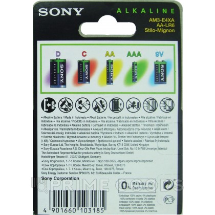 Батарейки Sony EKO AA (LR6 4шт) от sex shop primegoods фото 3
