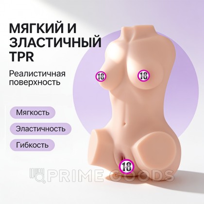 Сексуальный женский торс с вагиной и анусом Susie от sex shop primegoods фото 11