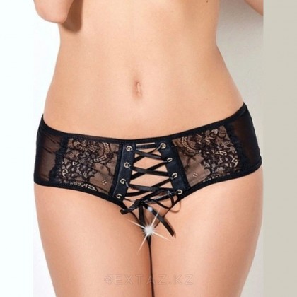 Шортики с доступом и декоративной шнуровкой Easy to love, S/M, 42-44 от sex shop primegoods