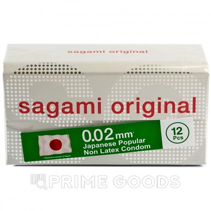 Презервативы полиуретановые Sagami Original 0.02, 12 шт. от sex shop primegoods фото 2