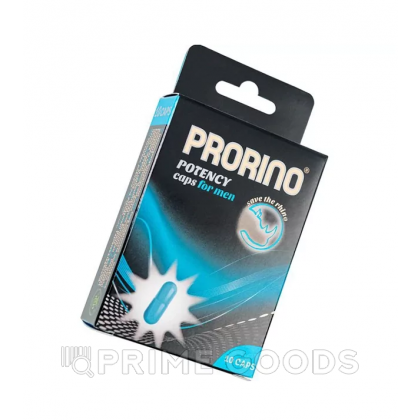Биологически активная добавка к пище Ero black line PRORINO для потенции (10 капсул) от sex shop primegoods фото 3