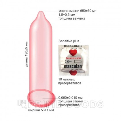 Презервативы Masculan Sensitive plus №21 от sex shop primegoods фото 3