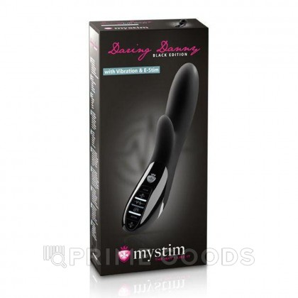 MYSTIM Вибратор с электростимуляцией Daring Danny черный от sex shop primegoods фото 5