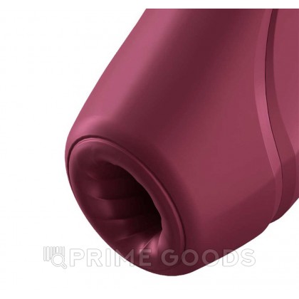Вакуумный клиторальный стимулятор Satisfyer Curvy 1+ (темно-красный) от sex shop primegoods фото 9