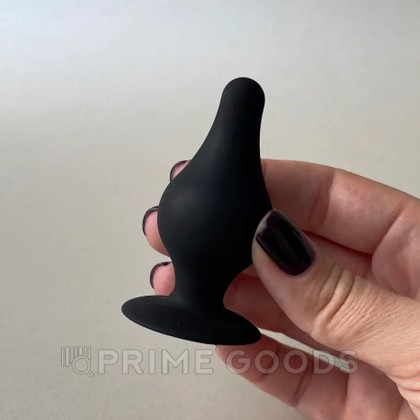 Анальный плаг черный MODEL 2 от SILEXD (XS: 6,4*2,5 см.) от sex shop primegoods фото 6