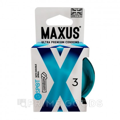 Презервативы MAXUS X-Edition G Spot, с двойной спиралью для стимуляции точки G, 3 шт от sex shop primegoods