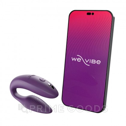 Вибратор для пар We-Vibe Sync 2 фиолетовый (в комплекте батарейка для пульта) от sex shop primegoods фото 7