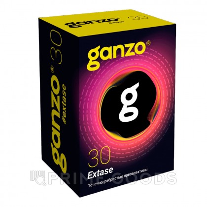 Презервативы GANZO EXTASE, точечно-ребристые, 30 шт от sex shop primegoods