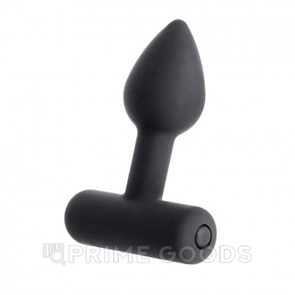Анальная втулка Erotist SHAFT, силикон, чёрный, 6,9 см от sex shop primegoods