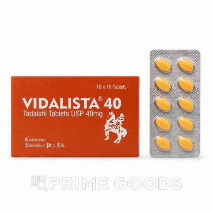 Препарат для усиления эрекции и продления полового акта Vidalista 40 mg (10 шт.) от sex shop primegoods