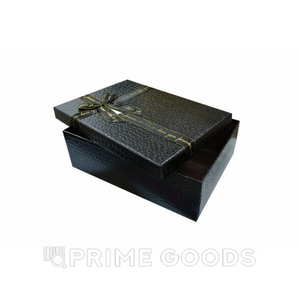 Подарочная черная коробка с бантиком (29 см.) от sex shop primegoods фото 3