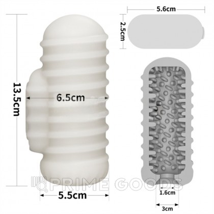 Мастурбатор-насадка с вибрацией Lovetoy Knights Ring Wavy (13,5*5,5 см) от sex shop primegoods фото 3