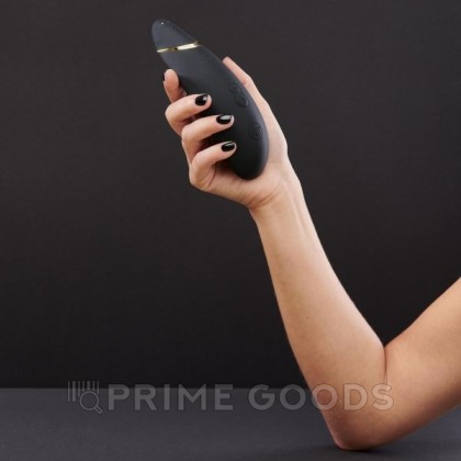 Бесконтактный клиторальный стимулятор Womanizer Premium черный/золотой от sex shop primegoods фото 6
