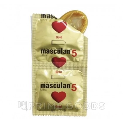 Презервативы Masculan, 5 ultra, золотые, 19 см, 5,3 см, 10 шт. от sex shop primegoods фото 4