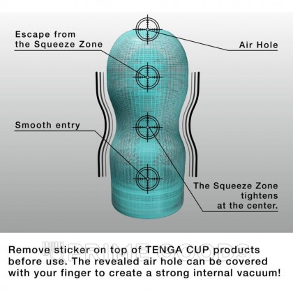 TENGA PREMIUM Мастурбатор Original Vacuum CUP (hard) от sex shop primegoods фото 2