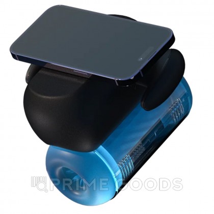 Инновационный робот-мастурбатор Black Knight с функцией пенетрации от Amovibe от sex shop primegoods фото 11
