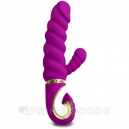 Gvibe Gcandy - Невероятный витой вибратор с клиторальным стимулятором, 22х3.5 см от sex shop primegoods