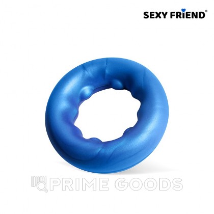 Эрекционное кольцо Love play от Sexy friend (28 мм.) синее от sex shop primegoods фото 2