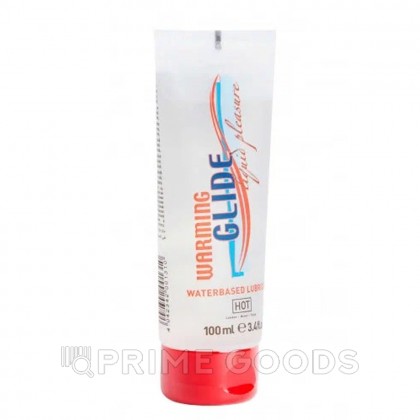 Лубрикант на водной основе с согревающим эффектом WARMING GLIDE HOT 100 мл от sex shop primegoods фото 4