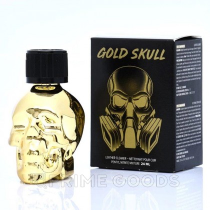 Попперс Gold Skull 24 мл. (Pentyl) от sex shop primegoods фото 2
