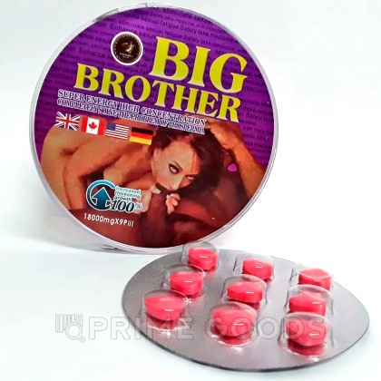 Возбудитель мужской Big Brother, 9 табл. от sex shop primegoods