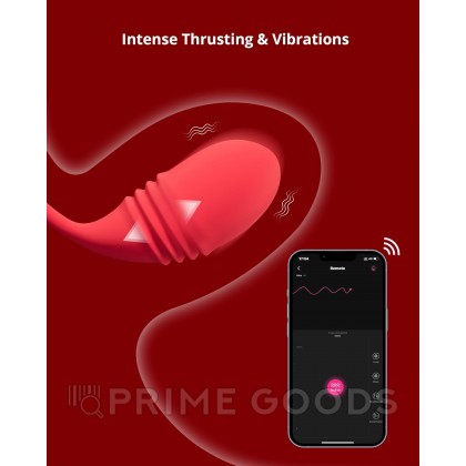 Фрикционное виброяйцо Vulse Lovense с управлением через приложение, работающее в режиме Handfree от sex shop primegoods фото 10