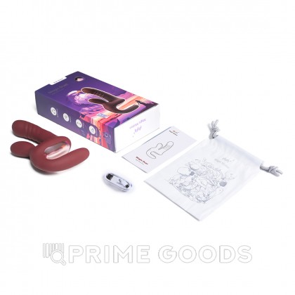 Вибратор для двойной стимуляции Magic Duet от Magic Motion бордовый от sex shop primegoods фото 13