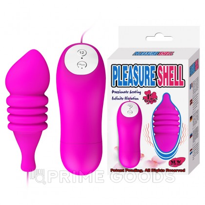 Вибропуля с пультом управления Pleasure shell (8,5*3,3) от sex shop primegoods фото 6