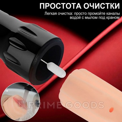 Реалистичный мастурбатор в тубе Toni с вибрацией от sex shop primegoods фото 9