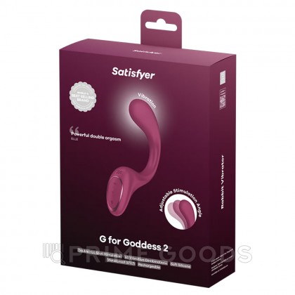 Вибратор Satisfyer G for Goddess 2 бордо от sex shop primegoods фото 5