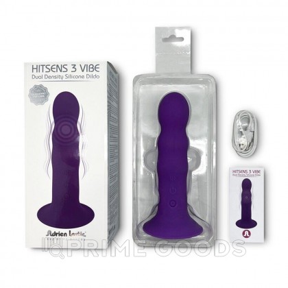 Вибратор Hitsens 3 лиловый  от Adrien Lastic (18,2*4 см.) от sex shop primegoods фото 3