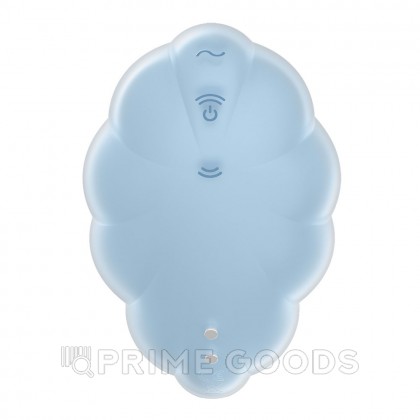 Стимулятор клитора с вибрацией и воздушной стимуляцией Satisfyer Cloud Dancer голубой от sex shop primegoods фото 4
